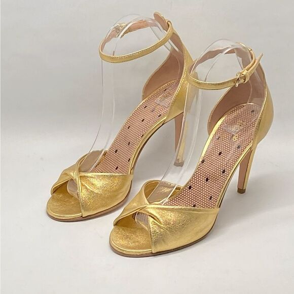 Red Valentino Leather Stilleto Sandals size 36.5 - Picture 3 of 10